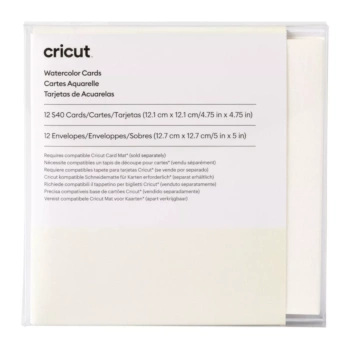 SUPER DEAL **40%** Cricut Maker/Explore Watercolour Cards 12 12x12cm
