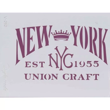 Estêncil Nova York (15x21cm) V-262