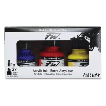 Set 3 Acrylfarben Grundfarben FW