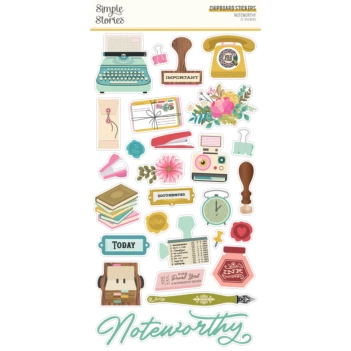 Cardstock Stickers Opmerkelijke Eenvoudige Verhalen 30x30cm