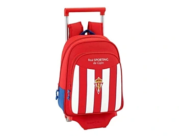 Kleiner Kinderrucksack von Sporting de Gijón mit Rollvorrichtung