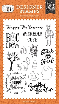 Echo Park Wickedly Cute Spooky Clear Stamps