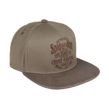 Gorra visera Plana Marron Spiderman