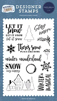 Bring On The Cozy 2 Winterland Echo Park Stamps