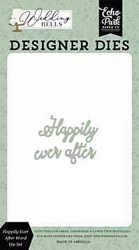 SUPER AANBIEDING **30%** Echo Park Wedding Bells Snijmallen Happily Ever After Word 