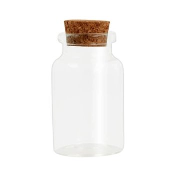 Set 6 tarros de cristal Artemio 5cm