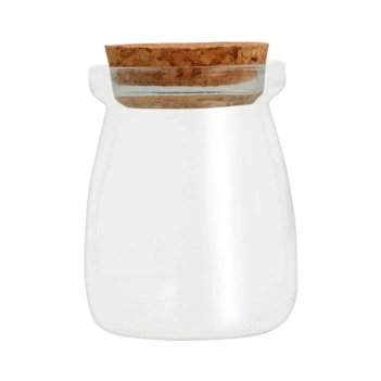 Set 6 tarros de cristal Artemio 7,5cm