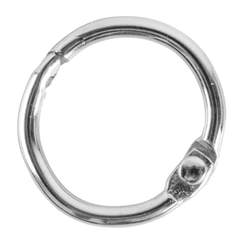 Set 12 Anillas Plateadas Rayher 17mm