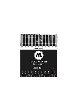 Zestaw 13 markerów Blackliner Molotow