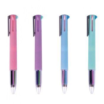 Bolígrafo gel 5 tintas soft touch Nordik Apli 1mm