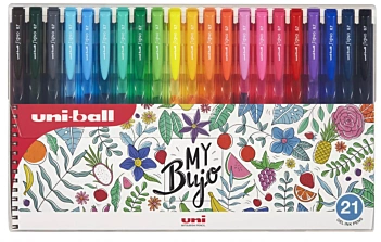 Set 21 Bolígrafos de Gel Signo My Bujo Uni-Ball