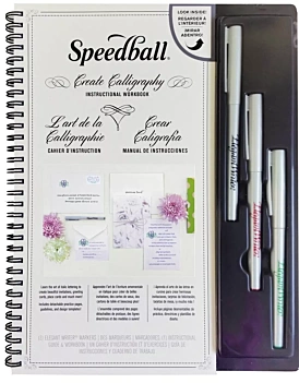 Instructiewerkboek Speedball kalligrafie Kit