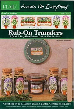 Transfers for all surfaces Plaid 57062 Rub-On Transfers