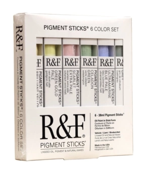 R&F Set 6 Ölfarbenstifte Chromatic Tone 38ml