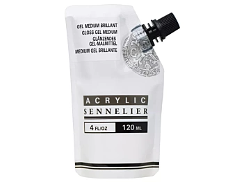 Gel Médium Brillant Pour Acrylique Abstract Sennelier 120ml