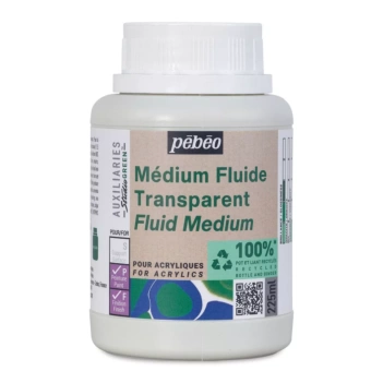 Green Pebeo transparent fluid medium 225ml