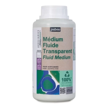 Green Pebeo transparent fluid medium 475ml