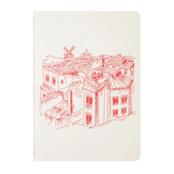 J.Herbin Lined Notebook Moulin Rouge  A5 120g/m²