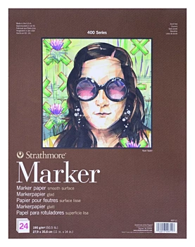 Bloc Marker Encolado 1 Lado Serie 400 Strathmore 27,9 x 35,6cm


