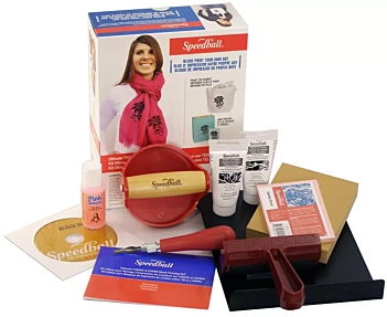 Ultimate Speedball Fabric and Paper Stamping Kit