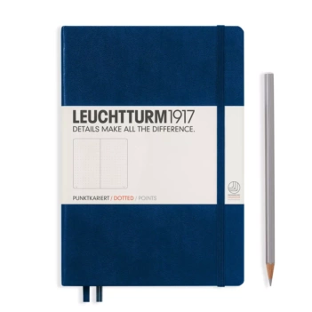 Cuaderno Medium Azul Marino tapa Dura Puntos Leuchtturm1917 A5