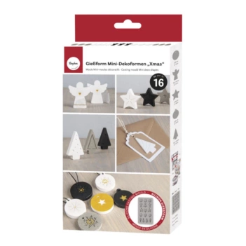 Rayher Siliconen Mal Mini Kerstvormen