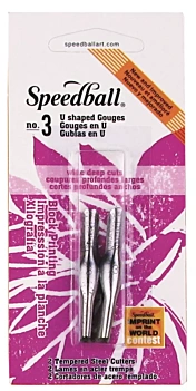 Set van 2 U-vormige gutsen nº3 Speedball