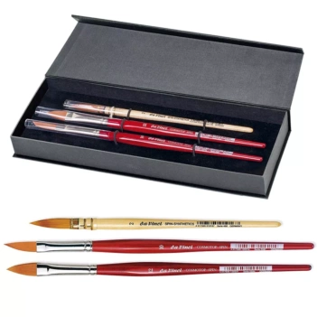 Estuche 3 pinceles acuarela Petit Gris 4251 da Vinci
