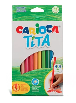 Pack 12 Bolígrafos Borrables Rojo Oops Carioca