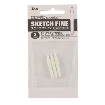 Kit de 3 pontas para marcador Copic Sketch Fine
