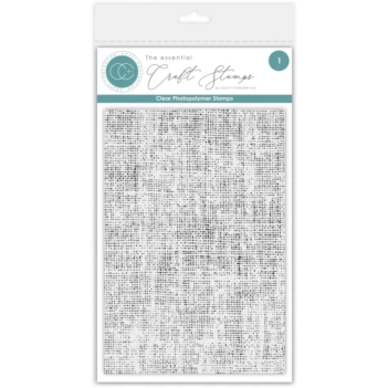 Craft Consortium Transparente Stempel Leinen Textur  
