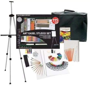 Set de Arte 115 Piezas con Caballete Daler Rowney

