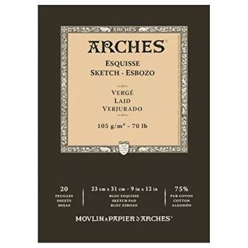 Álbum de Esbozo Verjurado 105g/m² Arches 23x31cm