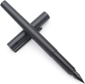 Jinhao F 35 Füllfederhalter aus mattschwarzem Stahl