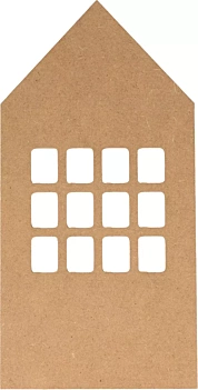 Silueta MDF Casa Artemio 10x25cm