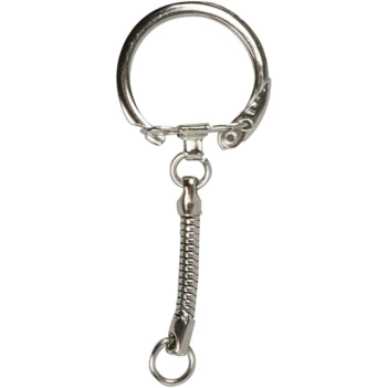 Set van 25 Sleutelhanger Ringen met ketting