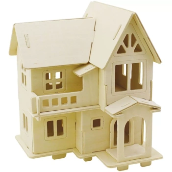 3D Bausatz Haus mit Balkon