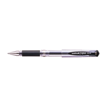 Stylo gel noir Signo Bold Uni-Ball 1mm