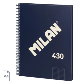 Zeszyt w kratkę niebieski 80H Seria 1918 Milan A4 95g/m².