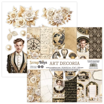 Kit de Scrapbooking Art Decoria Scrap Boys 20x20cm