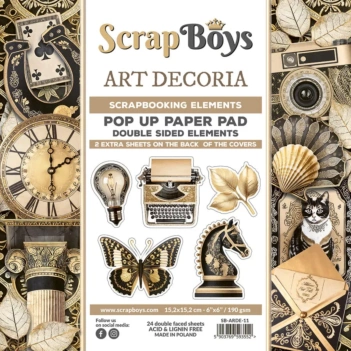 Kit de Scrapbooking Art Decoria Scrap Boys 15x15cm