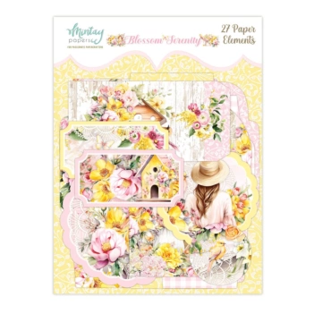 Die-cuts Paper Elements Blossom Serenity Serenity Mintay
