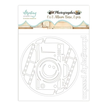 Die-Cuts chipboard Álbum Base Photographer Mintay 15x20cm