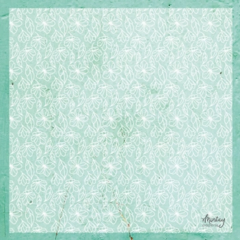 Carta Vellum Flowers 2 Mintay 30x30cm