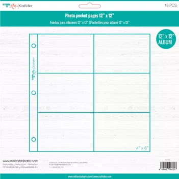 6 Packs: 20 ct. (120 total) 12 x 12 White Scrapbook Refill Pages by  Recollections™