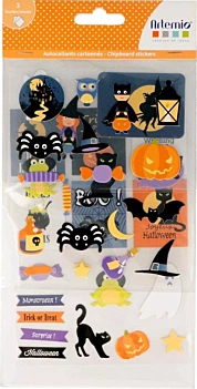Chipboard Stickers Halloween Artemio
