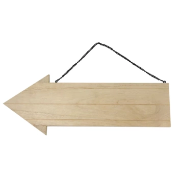 Rayher Holzpfeilschild 38 x 14cm