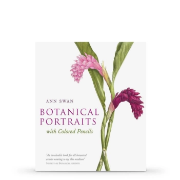 Botanical painting with coloured pencils