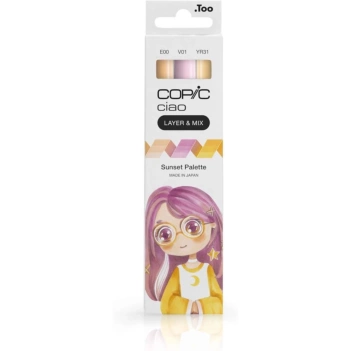 Set Copic Ciao Layer &amp; Mix Sunset-Marker