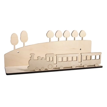 Estantería de madera Tren Rayher